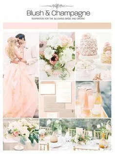 Palette colori Blush & Champagne