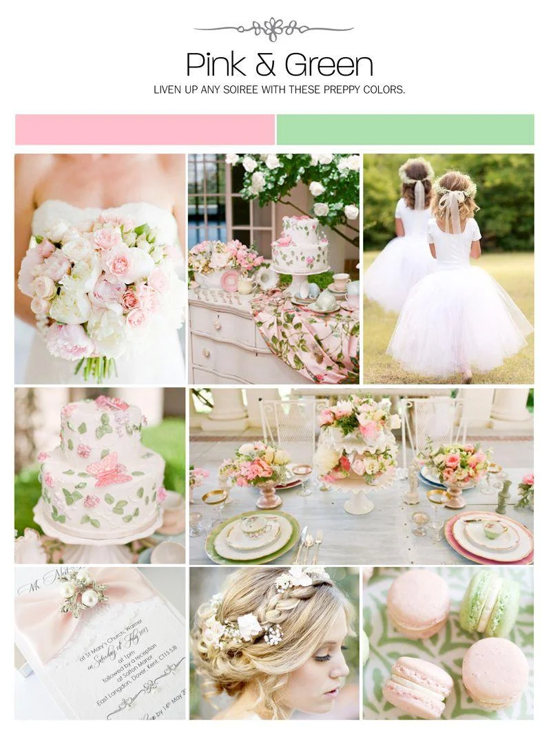 Palette colori Pink & Green