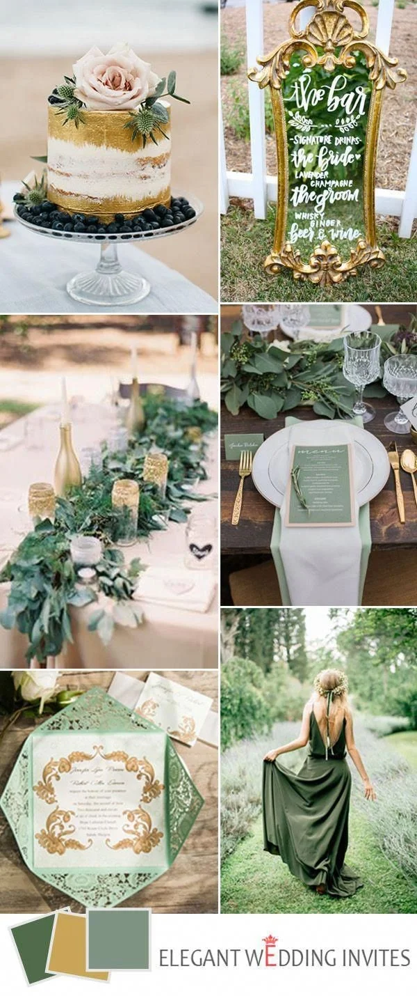 Moodboard con fiori e decorazioni